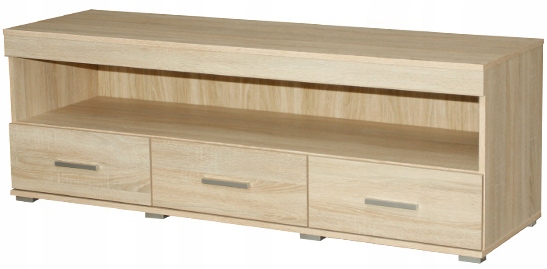 

Szafka pod telewizor 150cm sonoma 3 szuflady M-12
