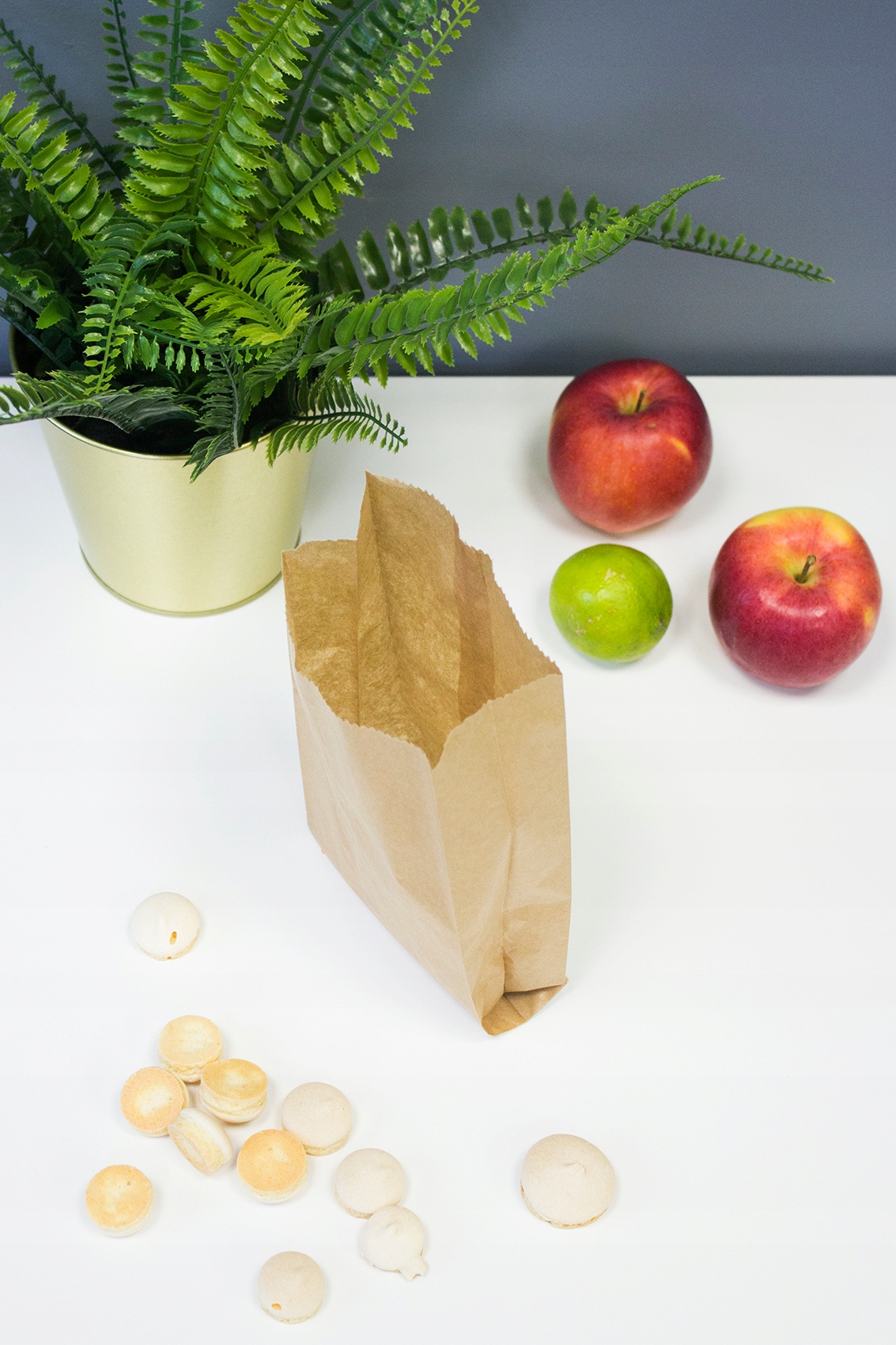 Torba Papierowa Allbag 12x21 cm FAŁDOWA BRĄZOWA 100 szt. Rodzaj torby szara