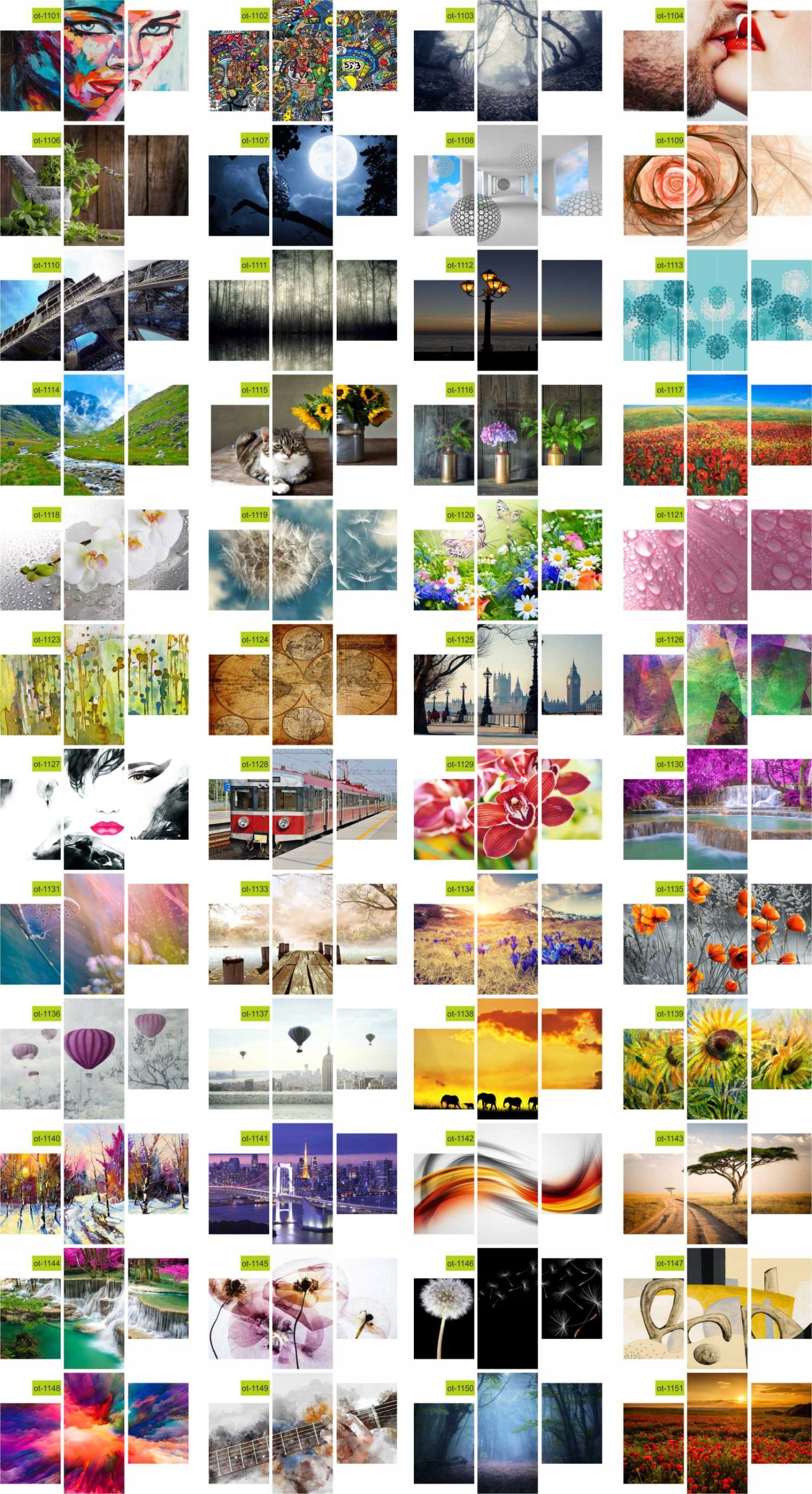 TRYPTYKI OBRAZ NA ŚCIANĘ GÓRA WE MGLE WYBÓR WZORÓW Sposób wykonania druk cyfrowy