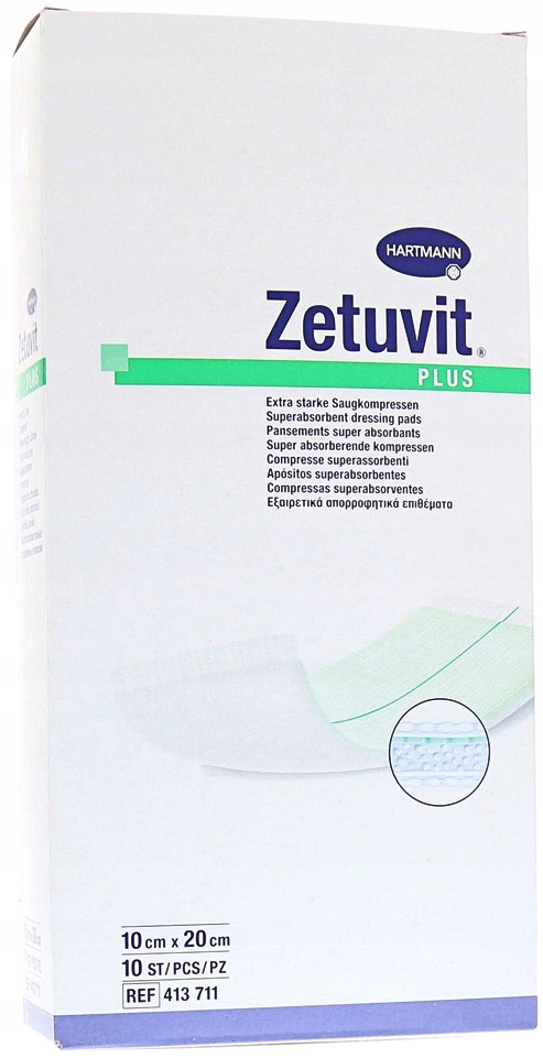 

Hartmann - Zetuvit Plus - 10 x 20 cm - 10 szt.