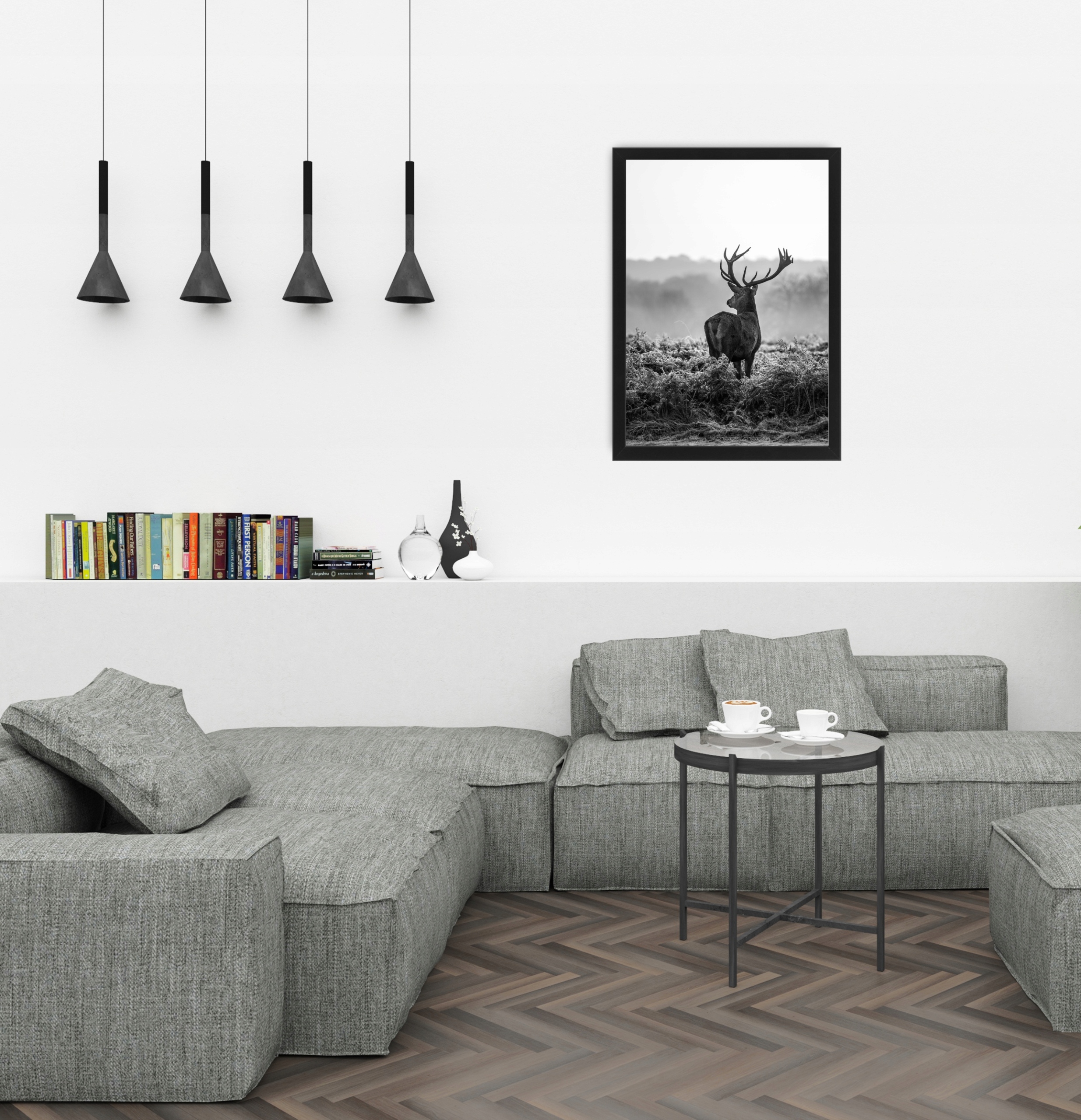 Jeleń Obraz A4 24X33 plakat obrazek rama ikea Marka inna