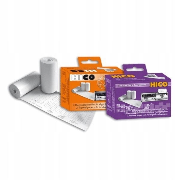 

Papier Termiczny Do Tachografu Rolka Tacho Hico 5X
