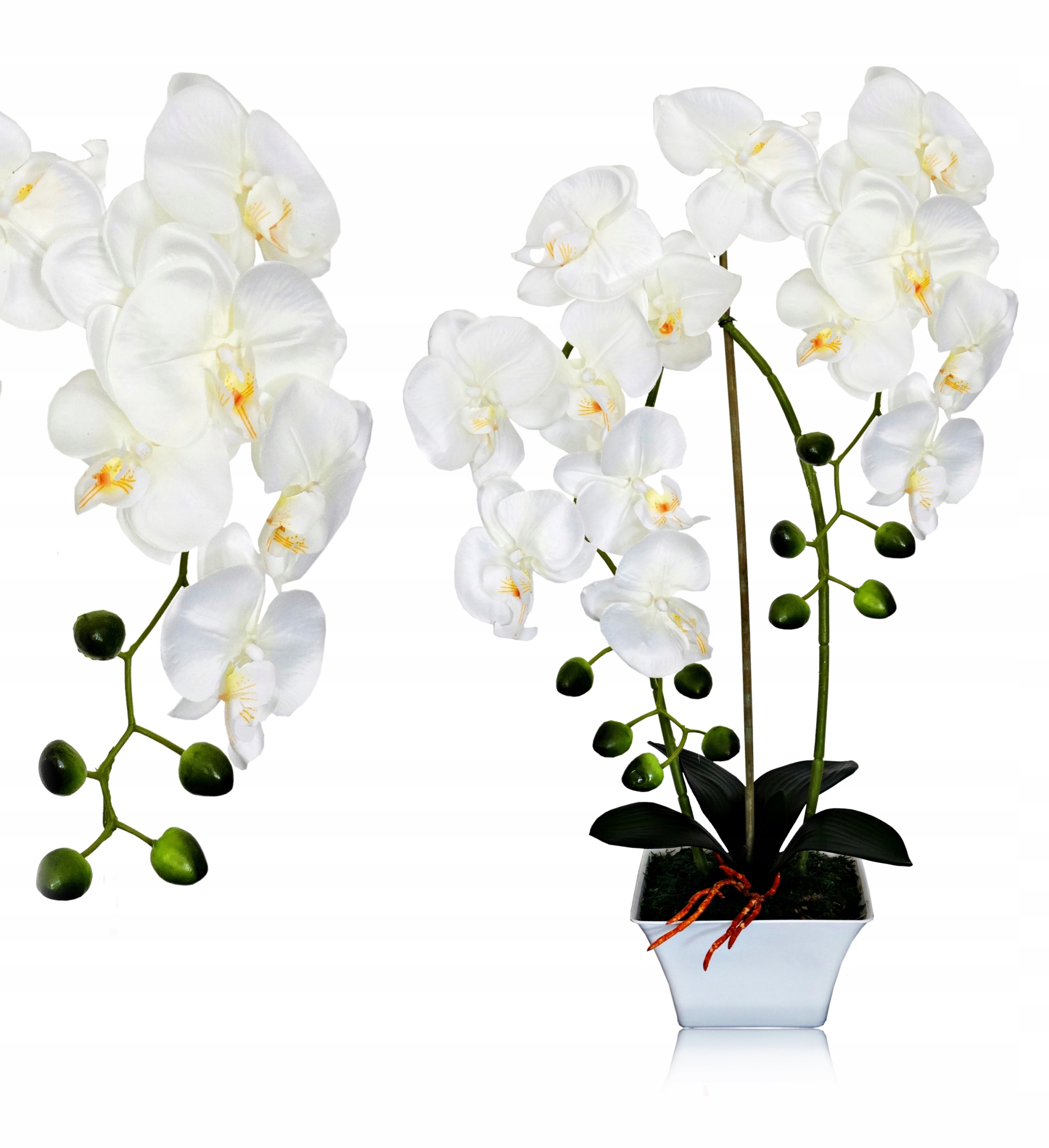 искусственные цветы орхидея. орхидея фаленопсис ашан. искуссивенная архидея. орхидея фаленопсис мини. цимбидиум в срезке.