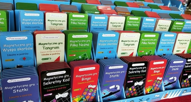 Gra magnetyczna The Purple Cow - Kółko i Krzyżyk Typ Podstawa