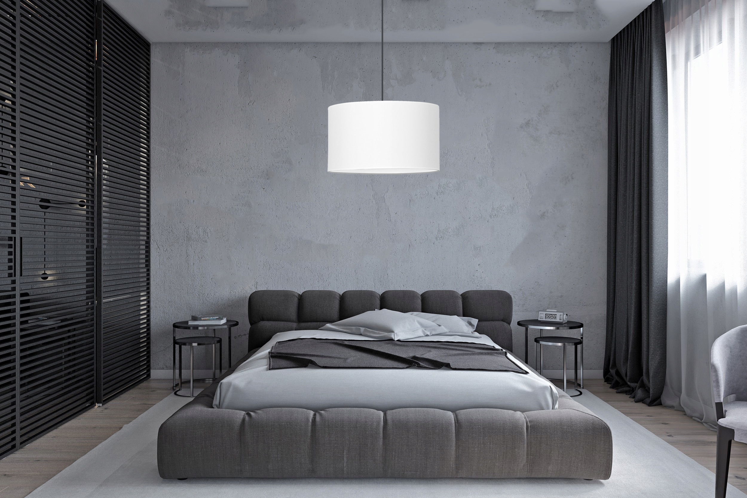 LAMPA WISZĄCA ABAŻUR MATERIAŁ ROTO LED od EMIBIG Kolekcja ROTO