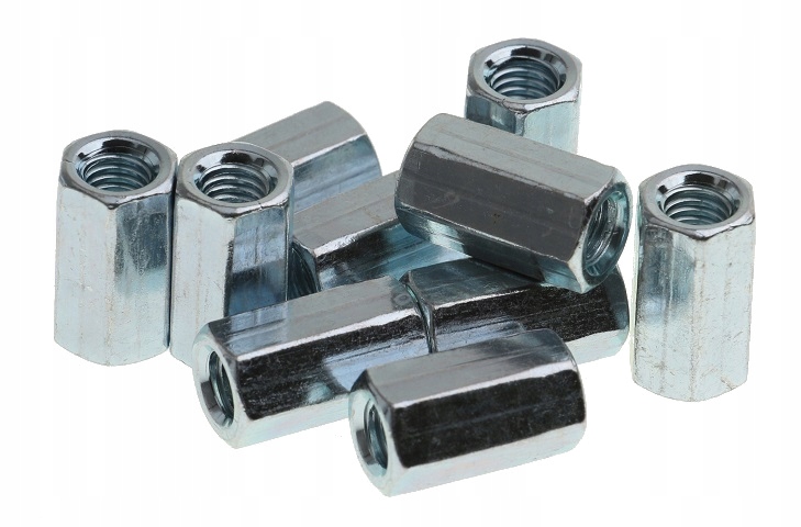 

Nakrętka Przedłużana Złączna Ocynk M6x18 mm 10 szt