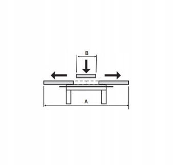 Prowadnica do stołu synchroniczna L-1100 Marka Amix