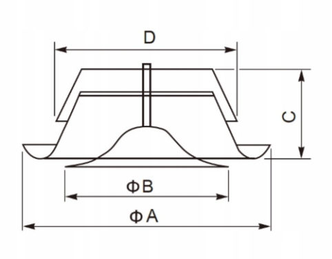 Anemostat nawiewny z ramką montażową fi 100 EAN (GTIN) 5904865524723