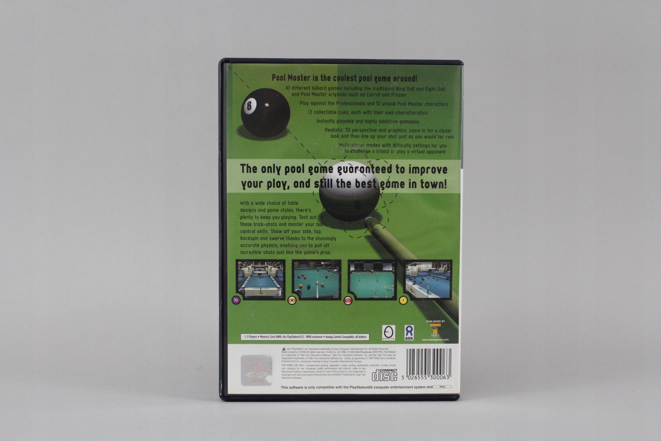 POOL MASTER PS2 Tematyka sportowe