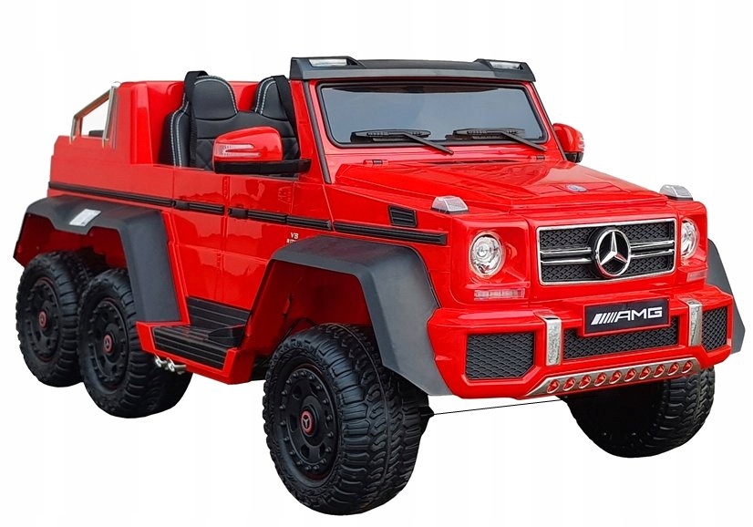 Автомобиль На Аккумулятор Mercedes 6x45W Красный MP4
