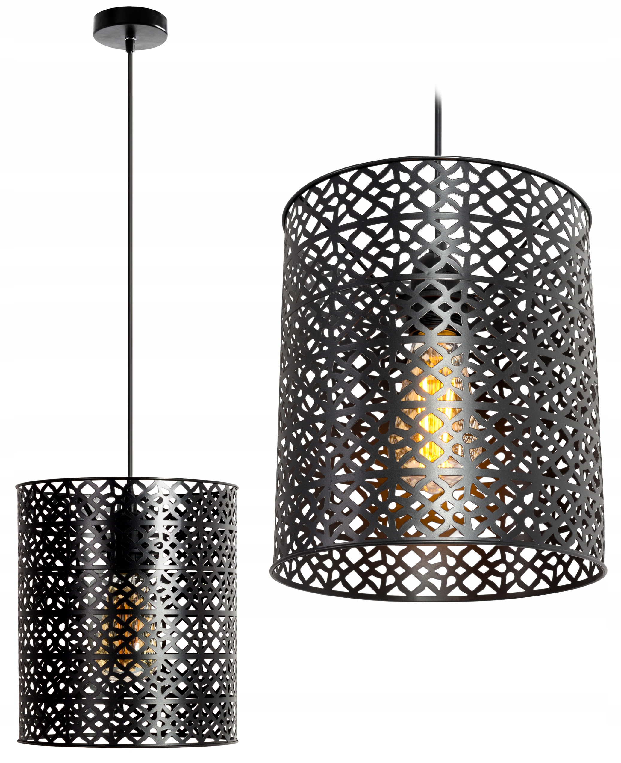 

Czarna Lampa Wisząca Sufitowa Okrągła W Stylu Loft