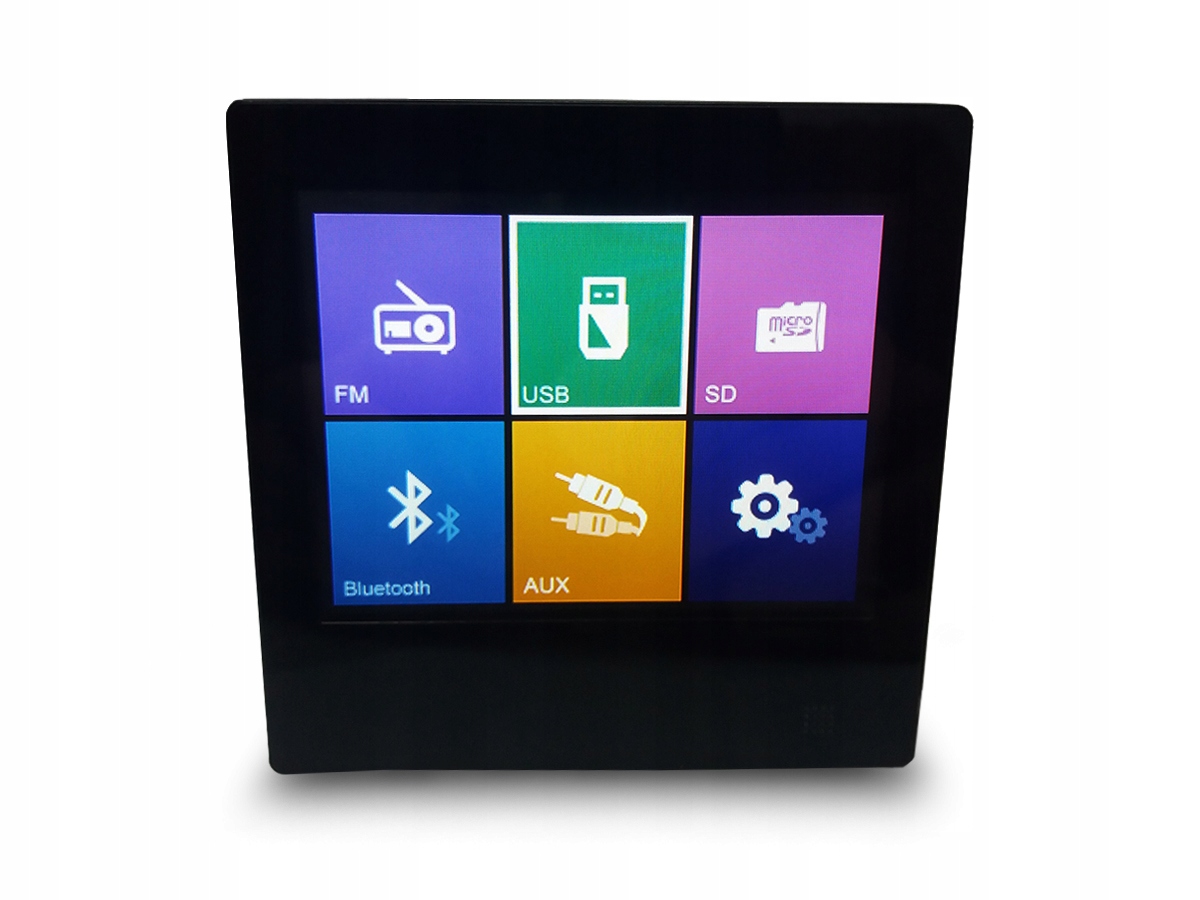 Dexon Nástěnný přehrávač se zesilovačem, černý