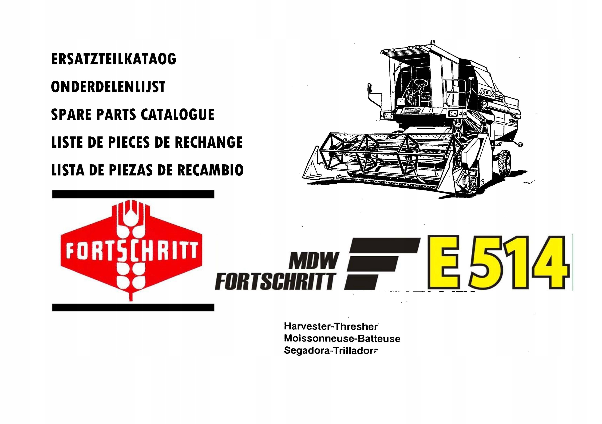 Каталог Fortschritt E 514 E 517 525 E 524 521