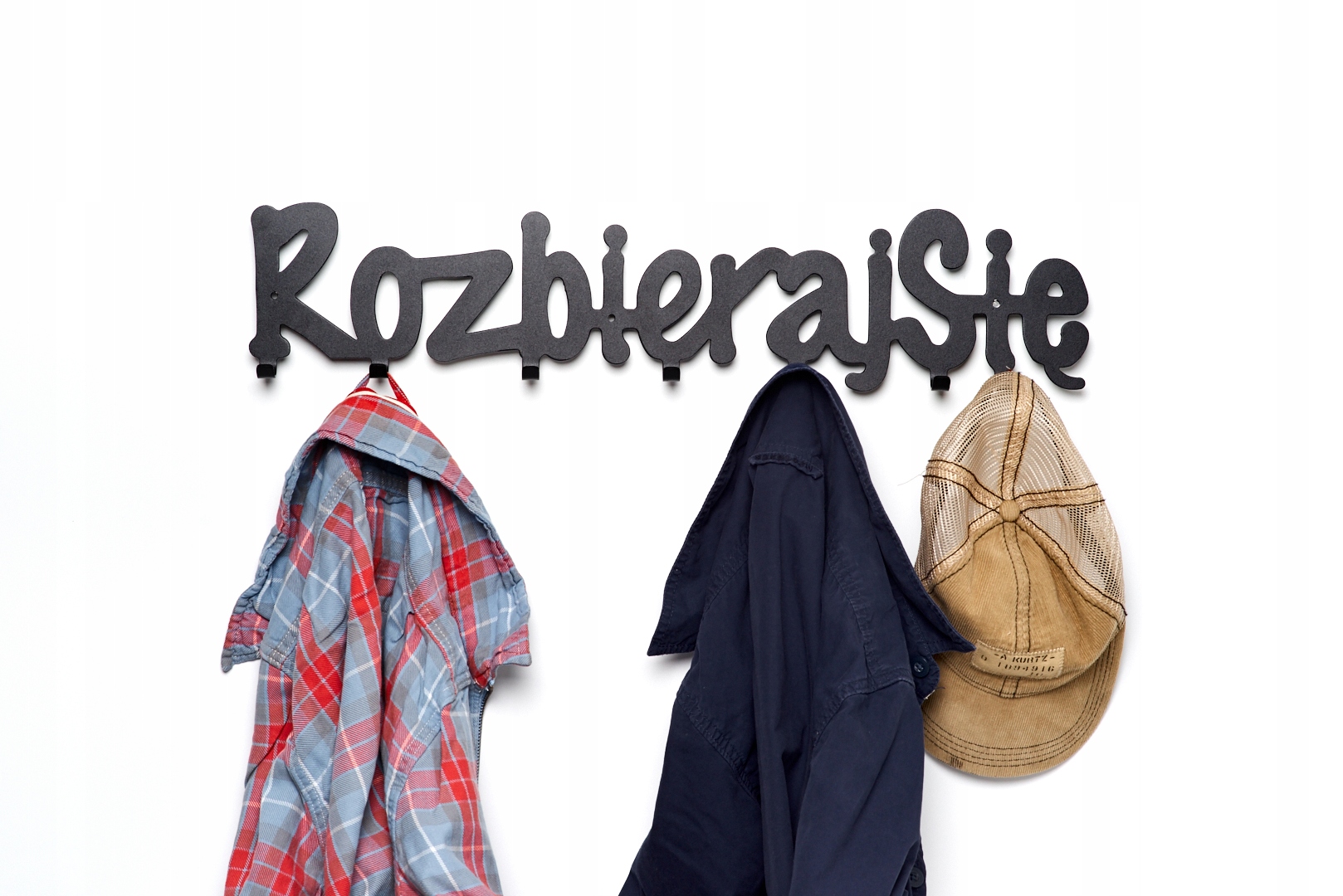

Rozbieraj się #1 Czarny Wieszak na ubrania 60cm