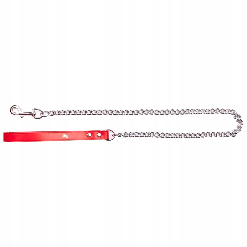 

Dingo Smycz Łańcuchowa Z Czerwoną Skórą 0,25x115CM