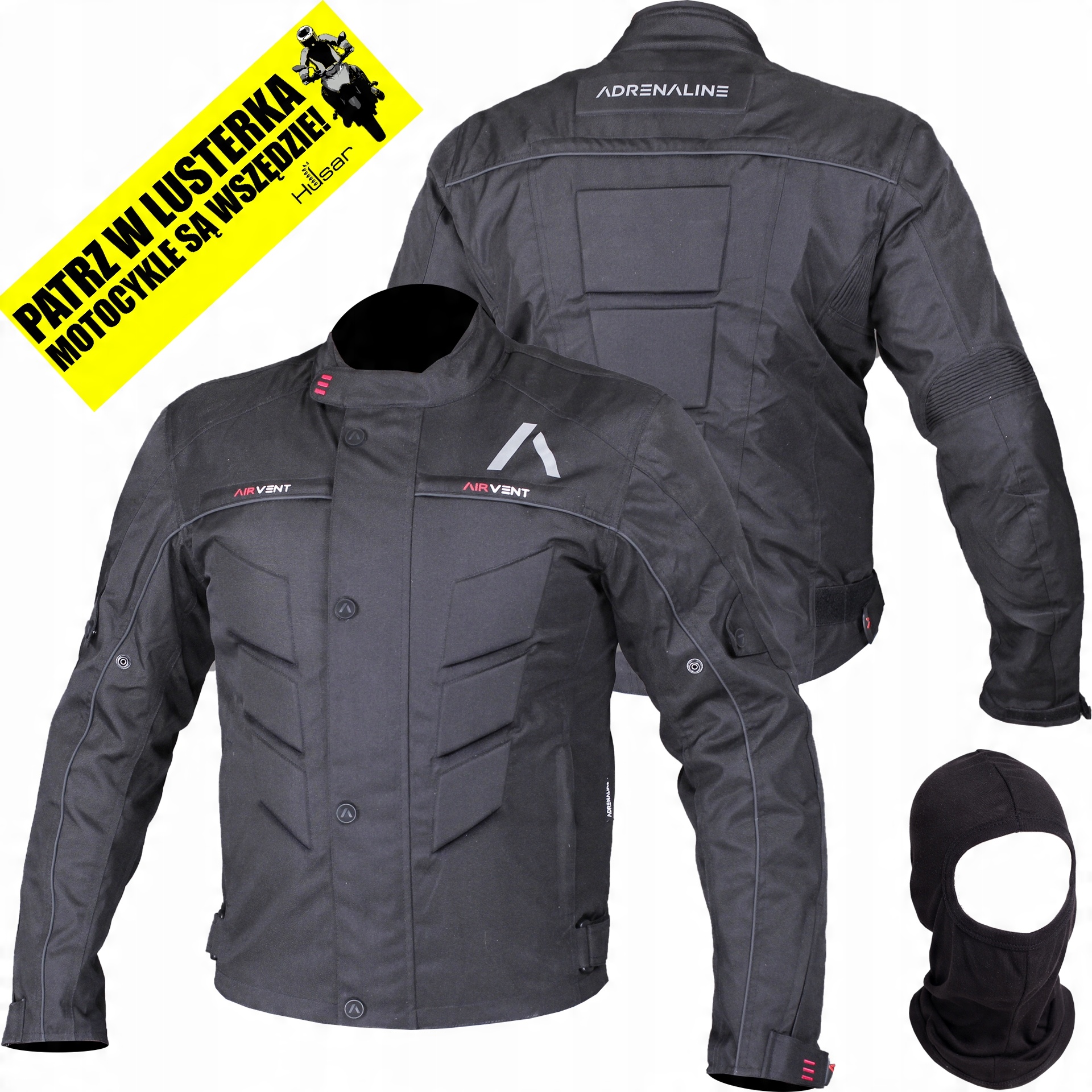 

Kurtka Motocyklowa Tekstylna Adrenaline Pyramid S