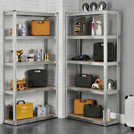 REGAŁ METALOWY 180x80 OCYNK MDF WARSZTATOWY 800KG Materiał wykonania półki półka z płyty MDF