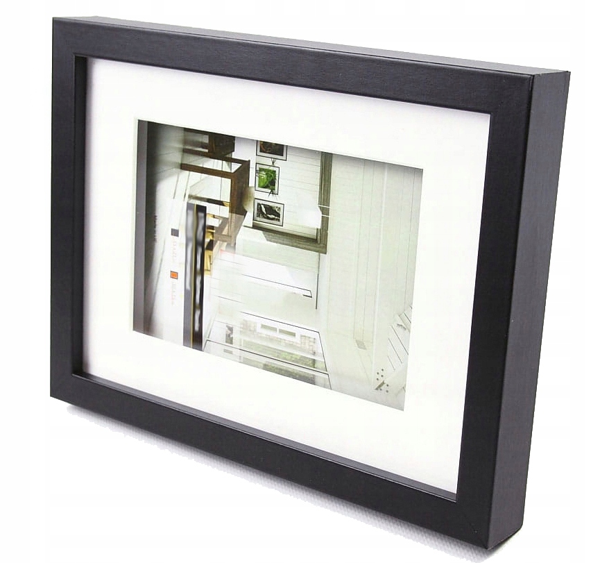 

Ramka foto 30x40 na zdjęcie 21x30 efekt 3D czarna