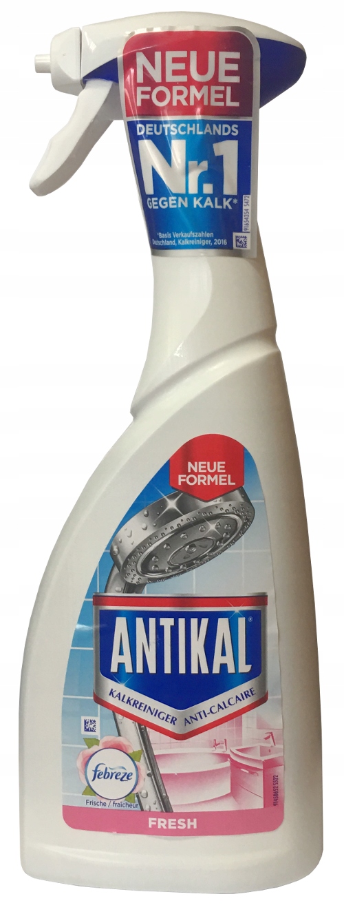 

Antikal Kalkreiniger Febreze spray na osad zacieki