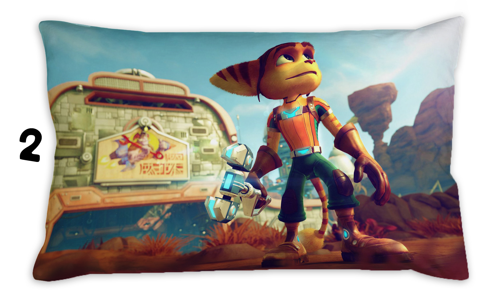 RATCHET & CLANK Poduszka Gadżet Prezent Gadżet Płeć chłopcy