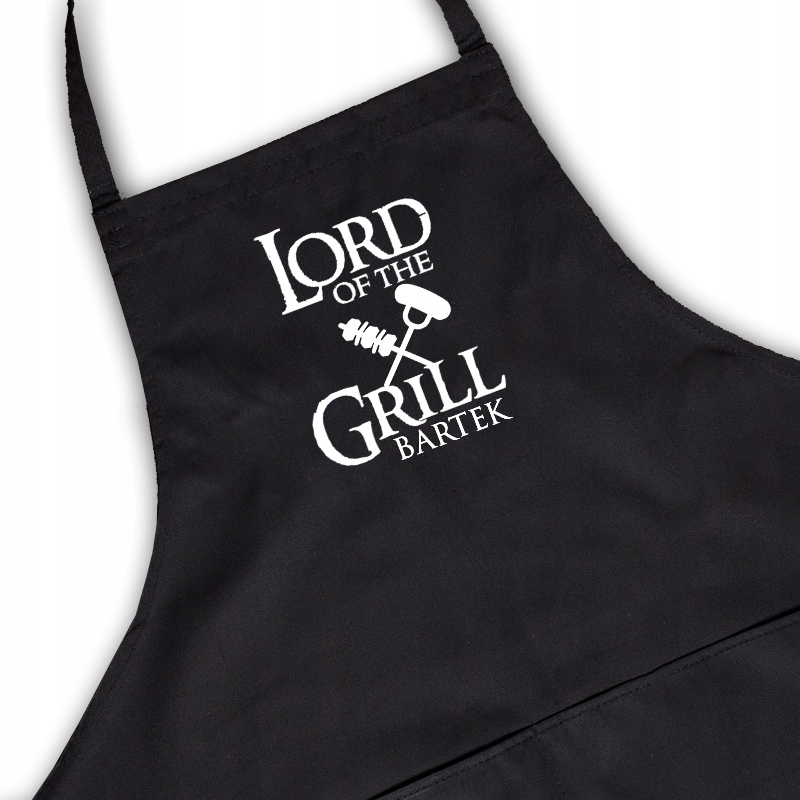 

Fartuch Grill Fartuszek Kuchenny Czarny Prezent