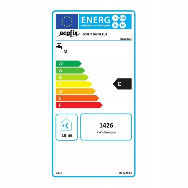 Elektrický ohrievač vody BOILER 50L 1200W Výkon 1200W