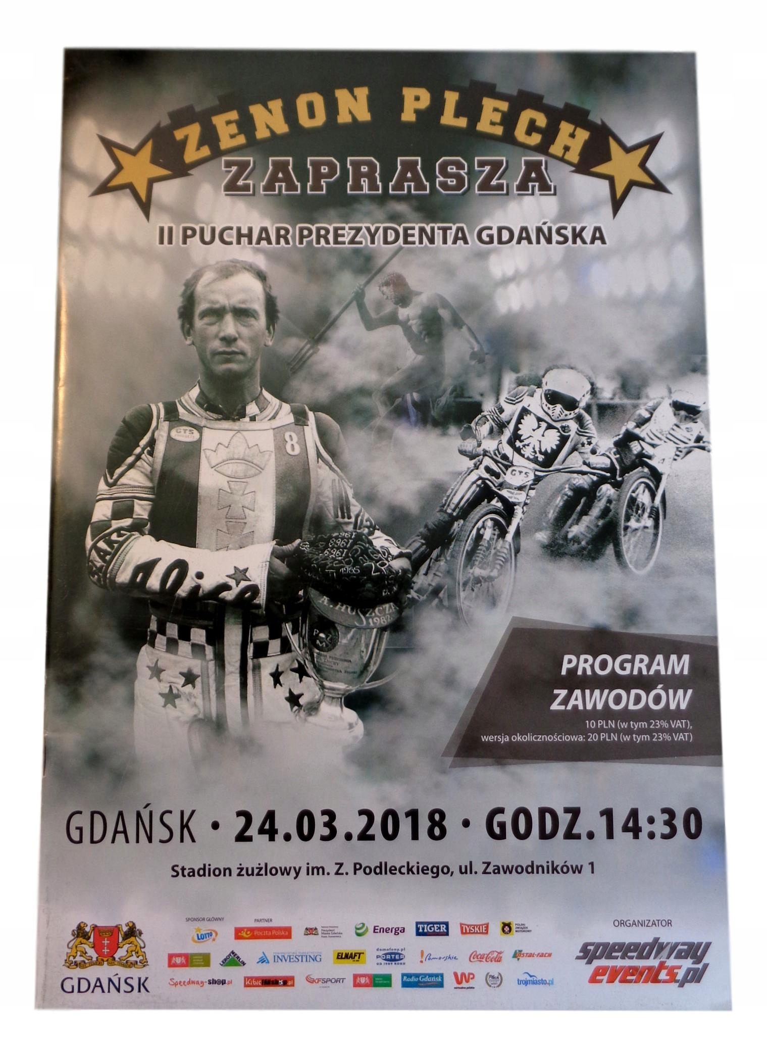 PROGRAM ŻUŻLOWY PUCHAR PREZYDENTA GDAŃSKA PLECH