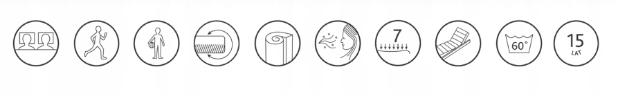 MATERAC PIANKOWY HILDING ROCK&ROLL 160X200 IT Rodzaj materaca piankowy