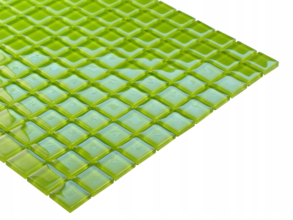 Mozaika szklana zielona LEMON 1 Typ mozaika