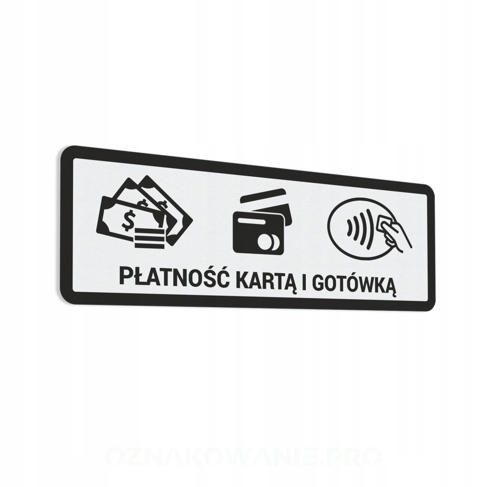 

Płatność Kartą i Gotówką naklejka 5x15