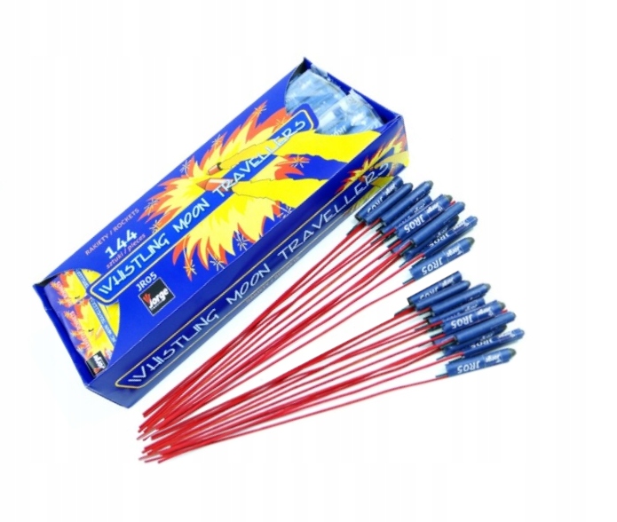 

Rakietki Whistling Moon Huk+gwizd - 144 Sztuki