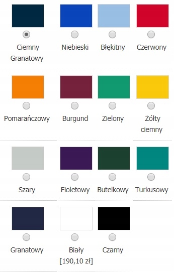 KOSZULKI Z HAFTEM LOGO NAPISEM KOLOR POLO 5 SZTUK Marka inny