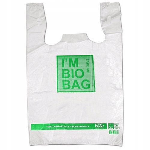 

Reklamówki Bio ekologiczne Eco Eko 30 x 55 Łódź