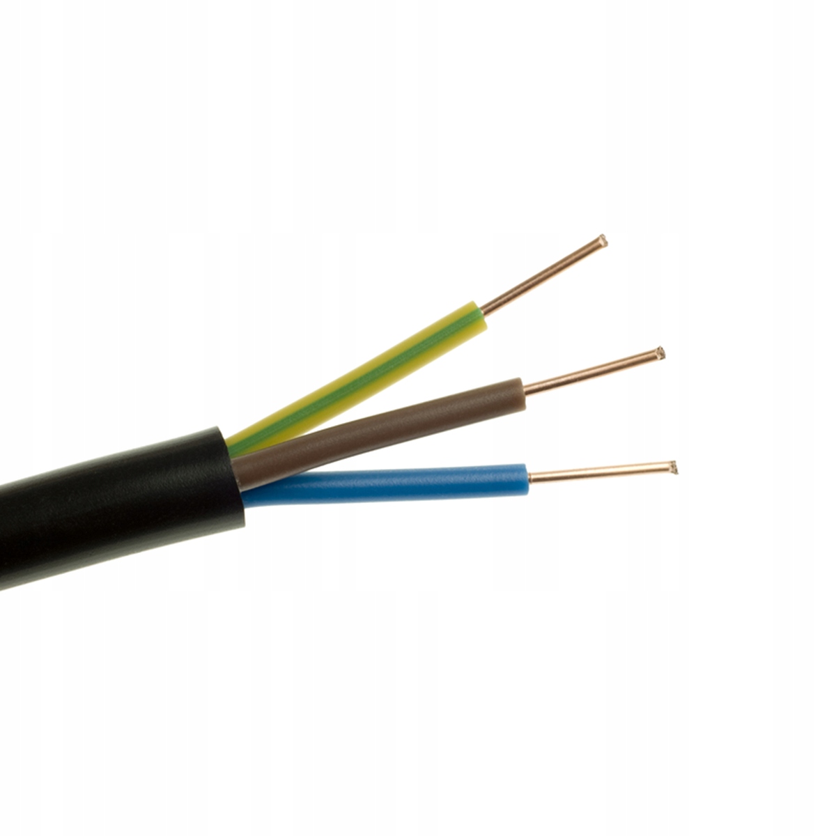 

Kabel energetyczny ziemny Yky 3x4 żo 0,6/1kV 1mb