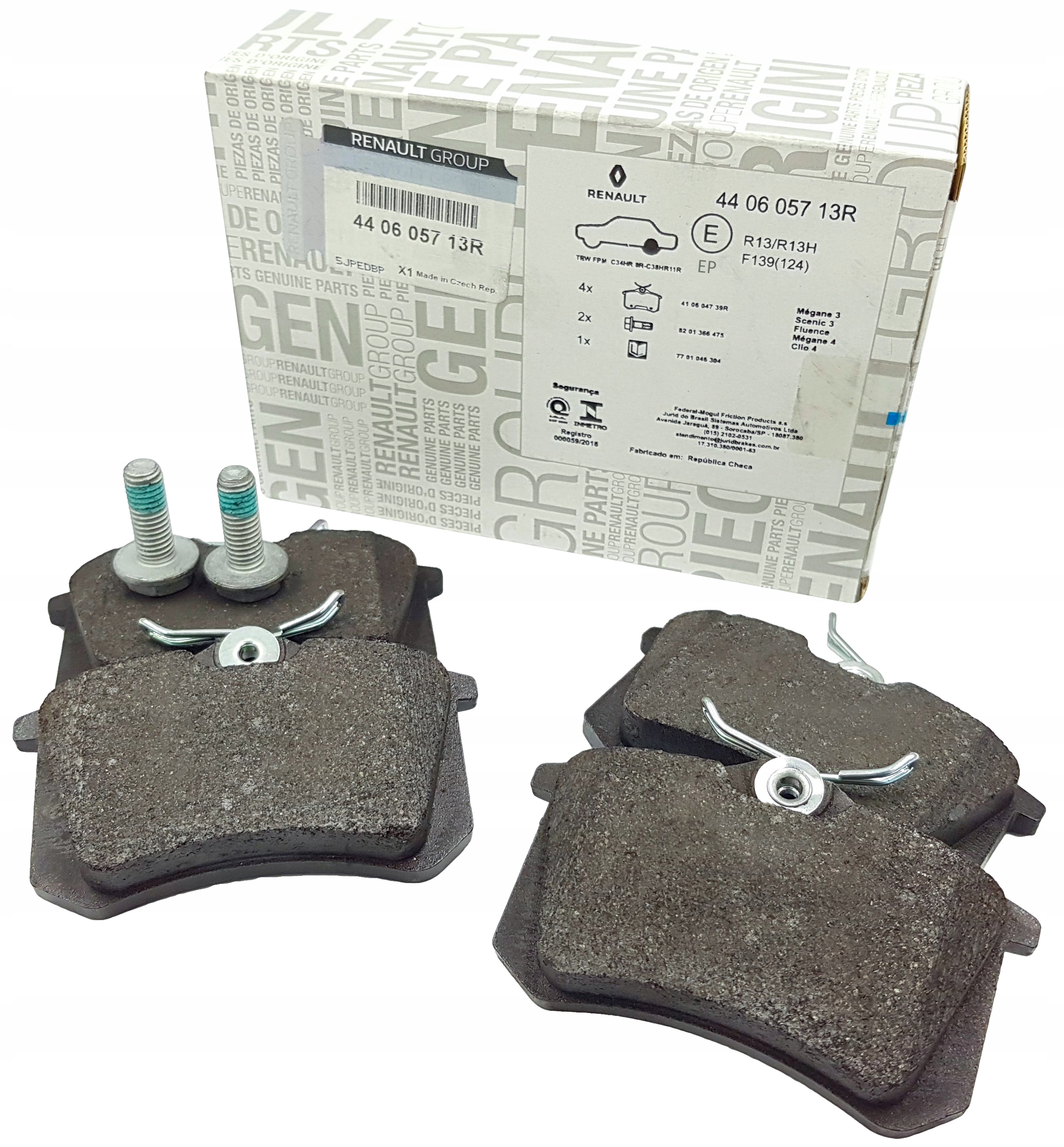 RENAULT GRAND SCENIC III IV WIND KLOCKI HAMULCOWE