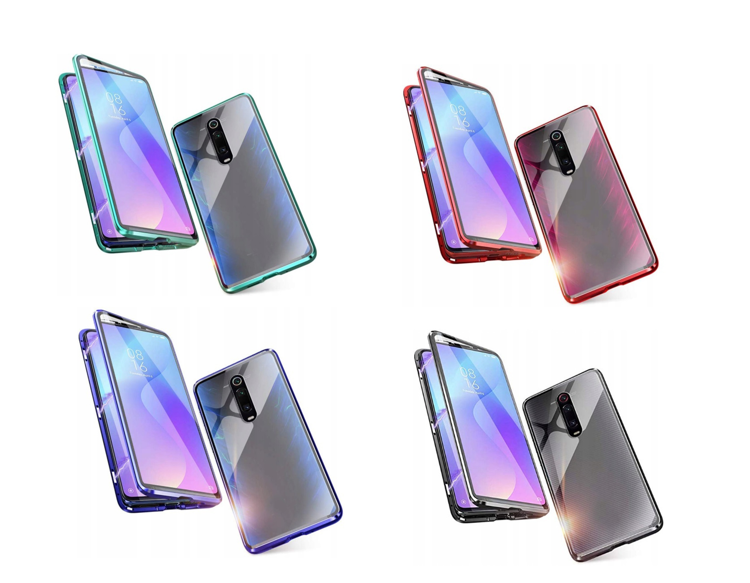ETUI MAGNETIC DUAL360 SZKŁO 9D do REDMI NOTE 9 Funkcje ładowanie indukcyjne pochłanianie wstrząsów