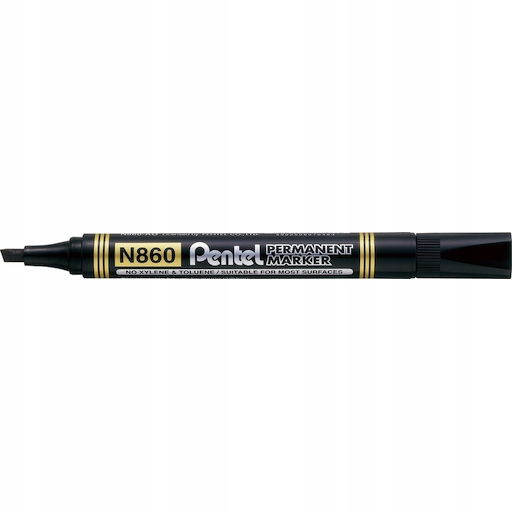 

Marker Permanentny Pentel N860 Ścięty Czarny