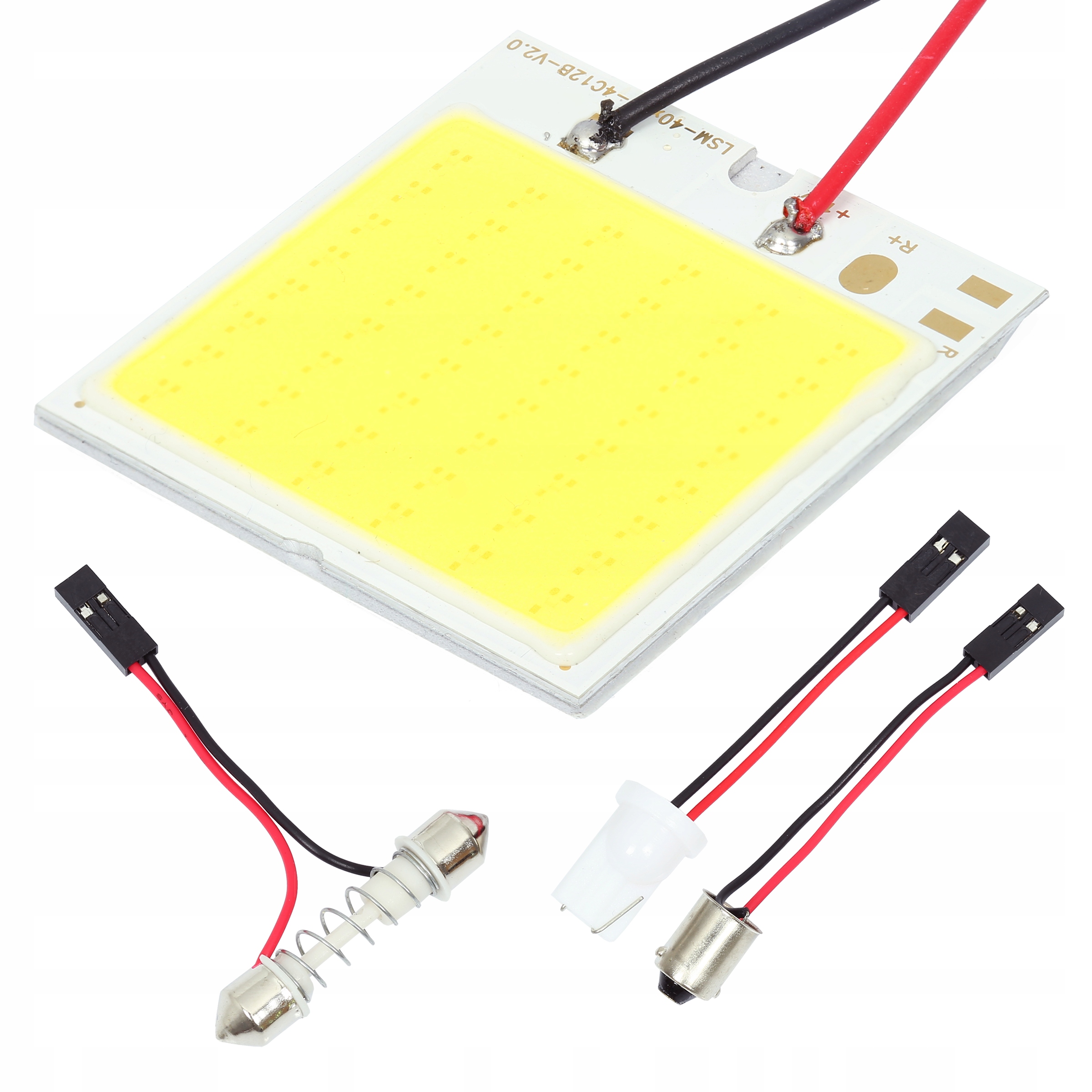 

Panel Moduł Led Cob 48chip W5W C5W C10W T4W taśma