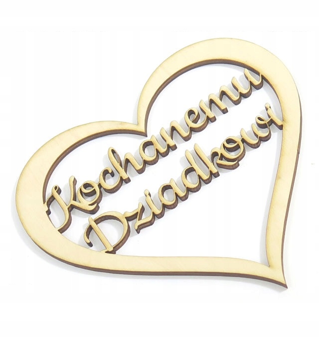 

Decoupage Serce Zawieszka Kochanemu Dziadkowi RR39