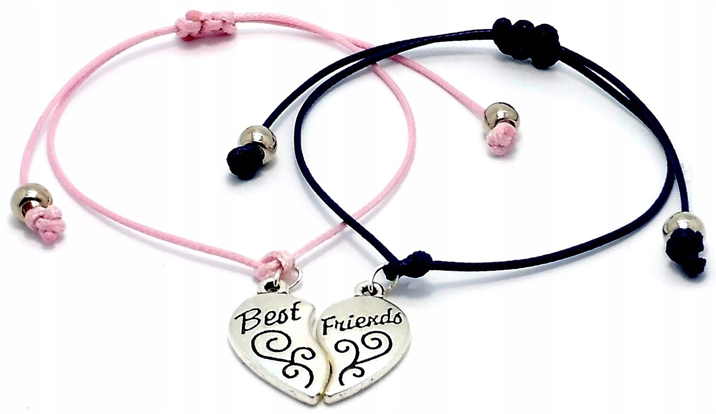 

Bransoletki Przyjaźni Serce Best Friends Komplet