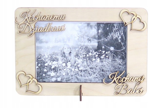 

Ramka foto 10x15 AC75 Dzień Babci i Dziadka drewno