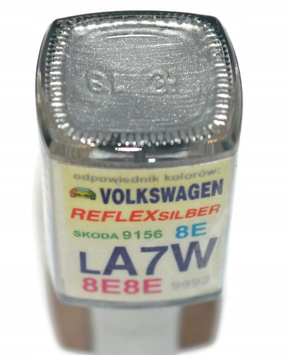 VW LA7W REFLEX SILBER LAKIER ZAPRAWKA DO RYS ARA 10 ML
