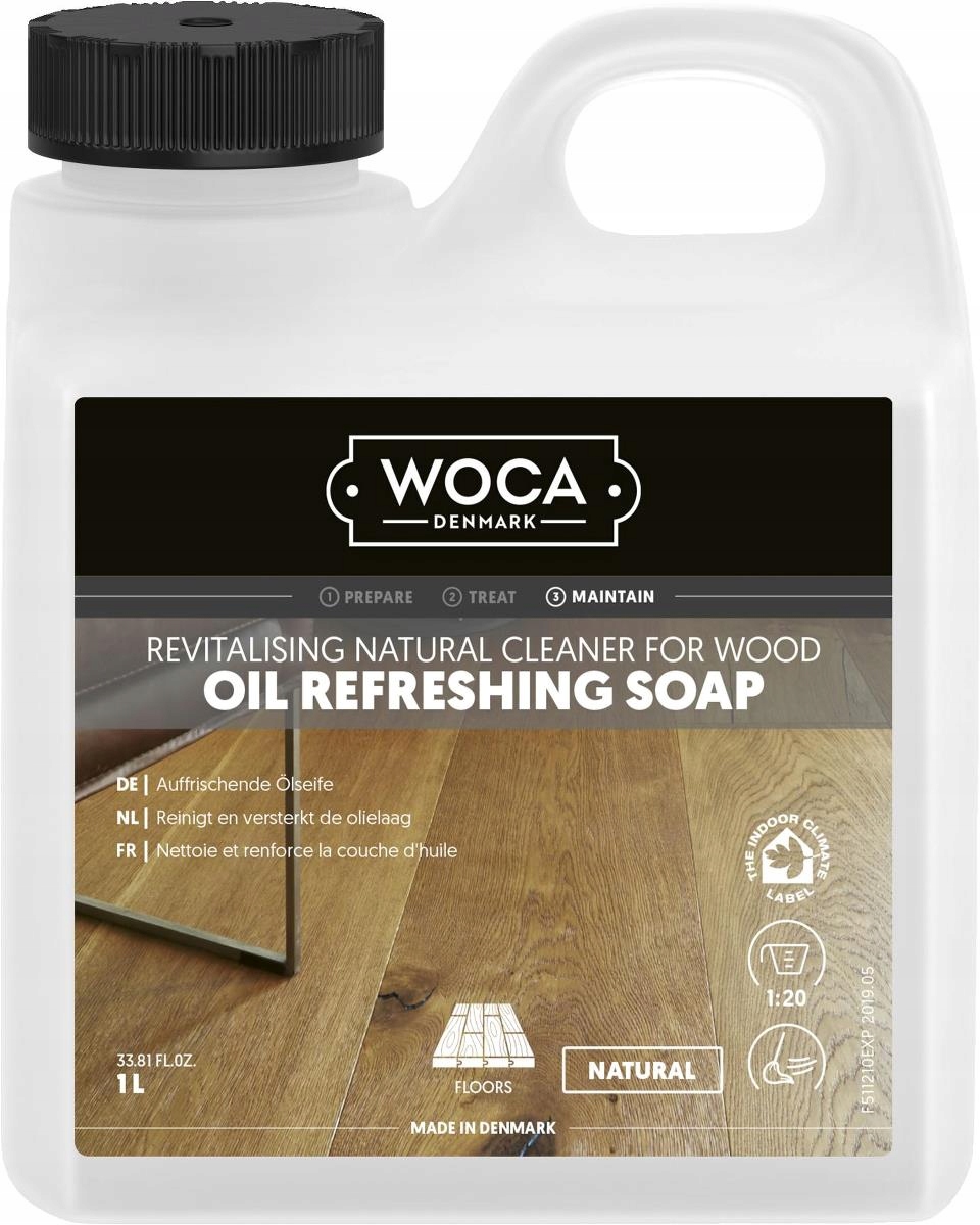Woca Oil Refresher Natural mydło olejowe 1l