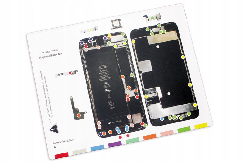 

Mata Magnetyczna Serwisowa Na Śrubki iPHONE 8 Plus