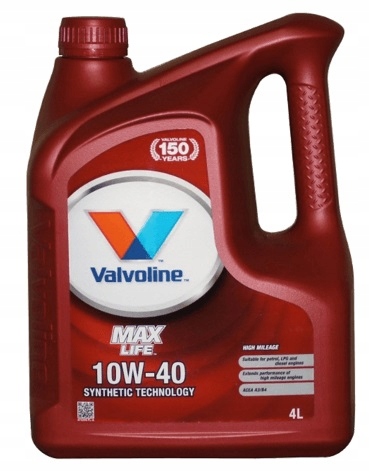VALVOLINE МАСЛО 10W40 MAXLIFE 4L