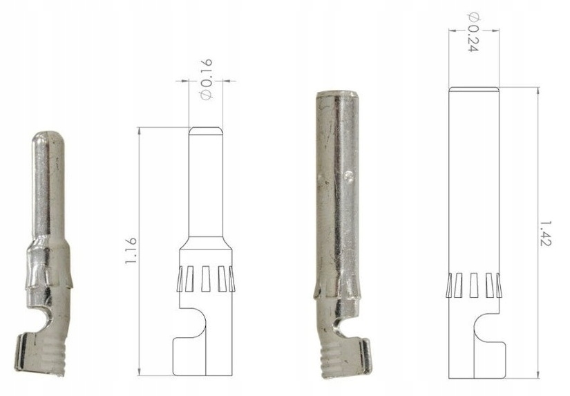 KONEKTORY KONEKTOROVÉ KOLÍKY ZÁSTRČKY MC4 PAIR + - EAN (GTIN) 5900378925422