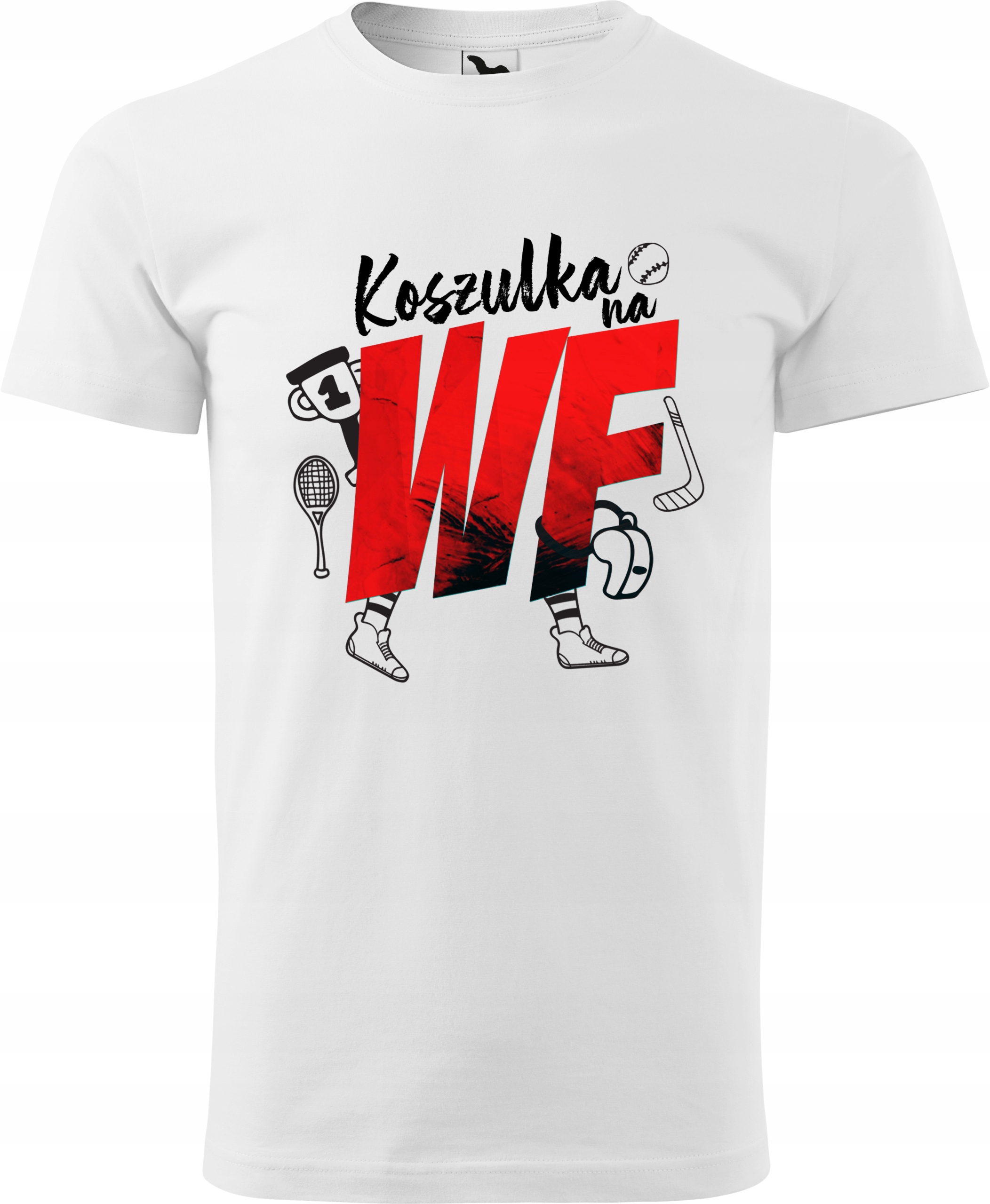 

Koszulka z nadrukiem na Wf sport Xs v2