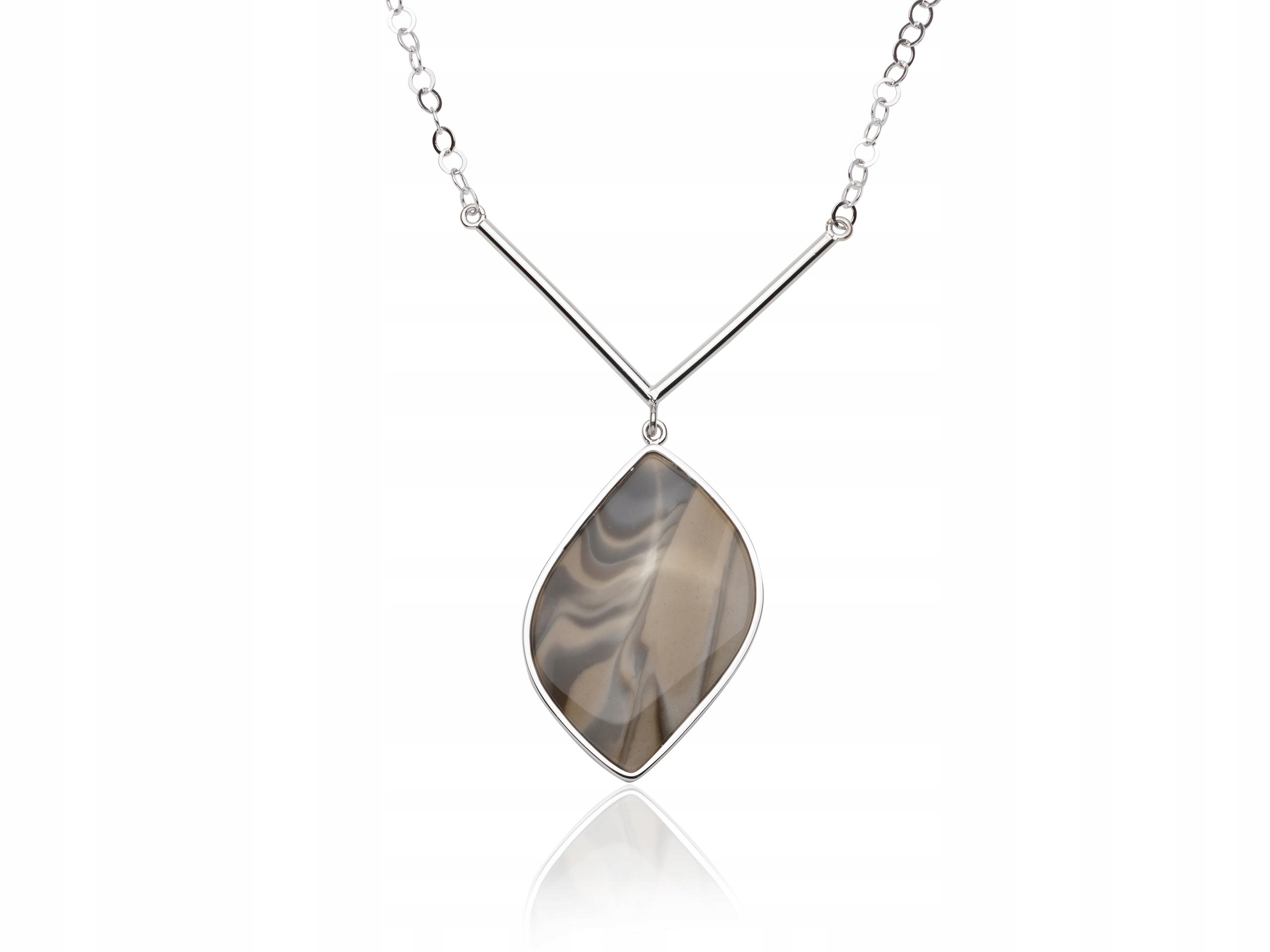 

Krzemień Pasiasty, Zawieszka+łańcuszek Ag 925