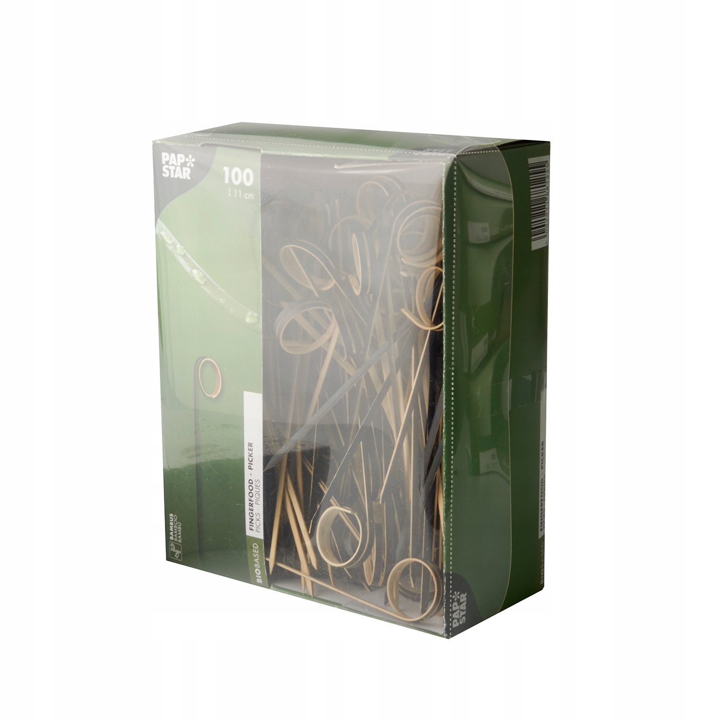 Wykałaczki bambusowe patyczki czarne twister 11cm Kod producenta 200