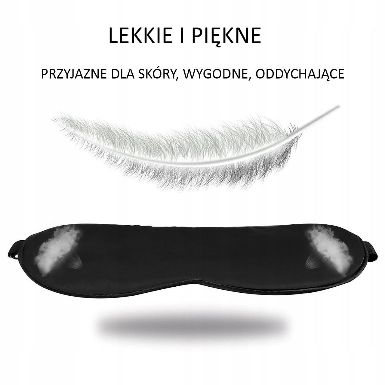 JEDWABNA OPASKA | MASKA NA OCZY DO SPANIA | *HIT* Płeć uniseks